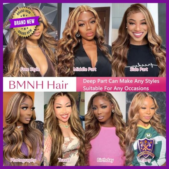 30 Inch Human Hair Wig 200 Density HD Lace Front Body Wave Pre Plucked main image 4